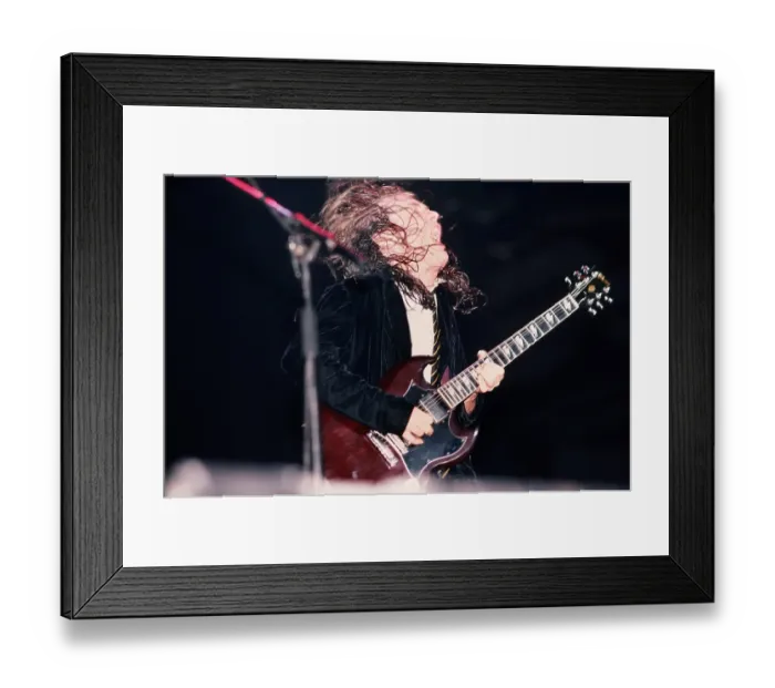 Framed Print : Angus Young Of AC / DC Framed Print : Angus Young Of AC / DC