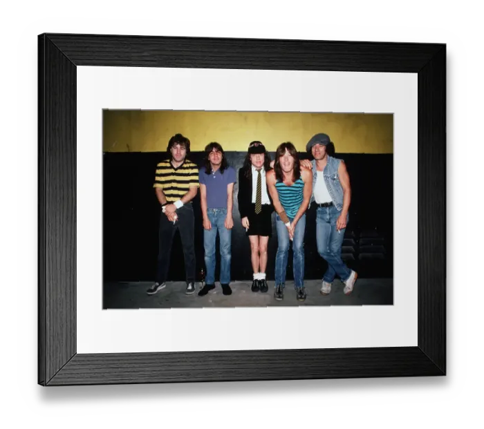 Framed Print : AC / DC Pre-Gig Framed Print : AC / DC Pre-Gig