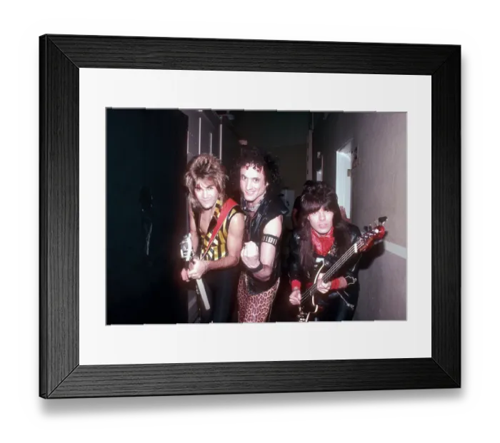 Framed Print : Quiet Riot Portrait Framed Print : Quiet Riot Portrait