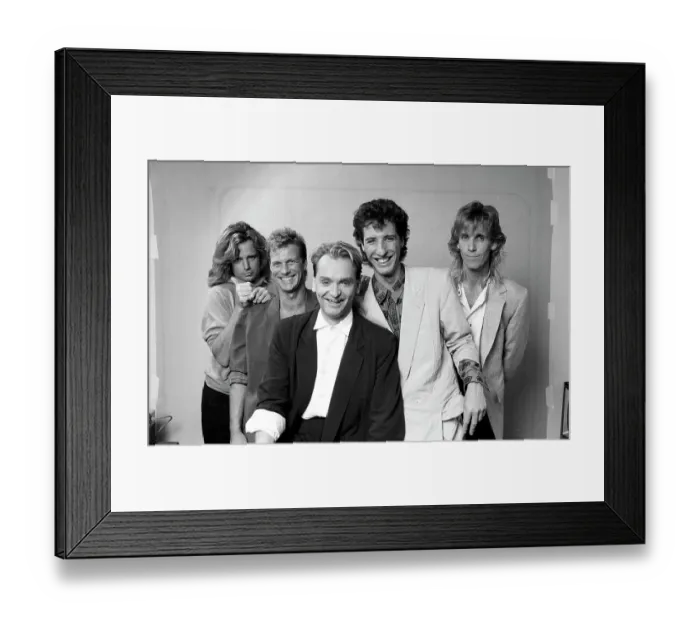 Framed Print : Wang Chung On American Bandstand Framed Print : Wang Chung On American Bandstand