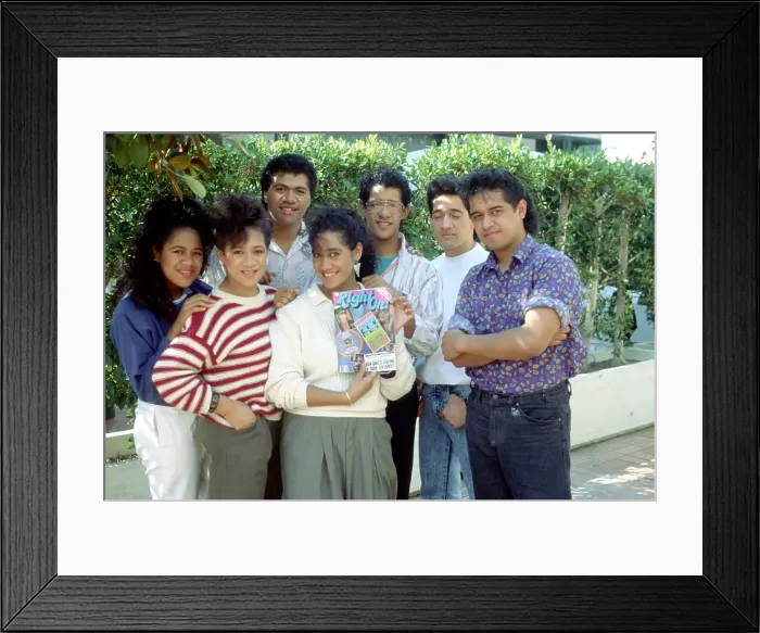 Framed Print : The Jets Family Pop Group Framed Print : The Jets Family Pop Group