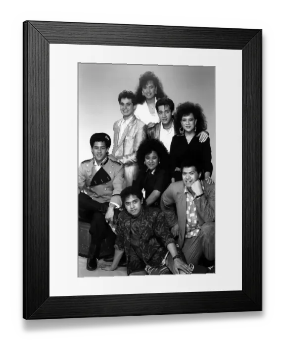 Framed Print : The Jets Family Pop Group Framed Print : The Jets Family Pop Group