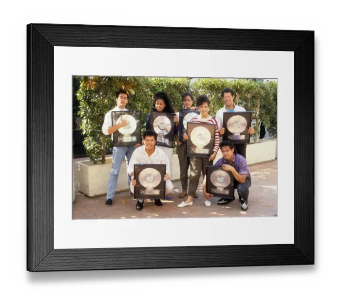 Framed Print : The Jets Family Pop Group Framed Print : The Jets Family Pop Group