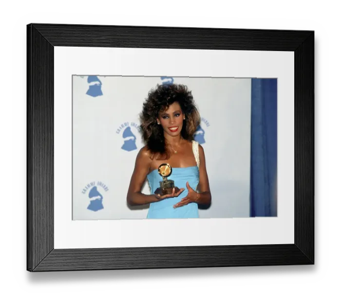Whitney Houston Wins A Grammy Print. Art Prints, Posters & Puzzles