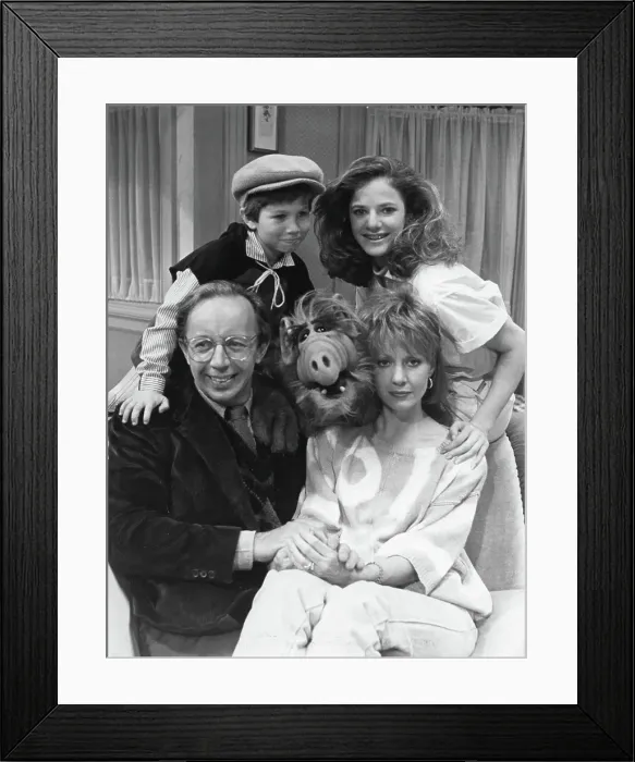 Framed Print : ALF Cast Portrait Framed Print : ALF Cast Portrait