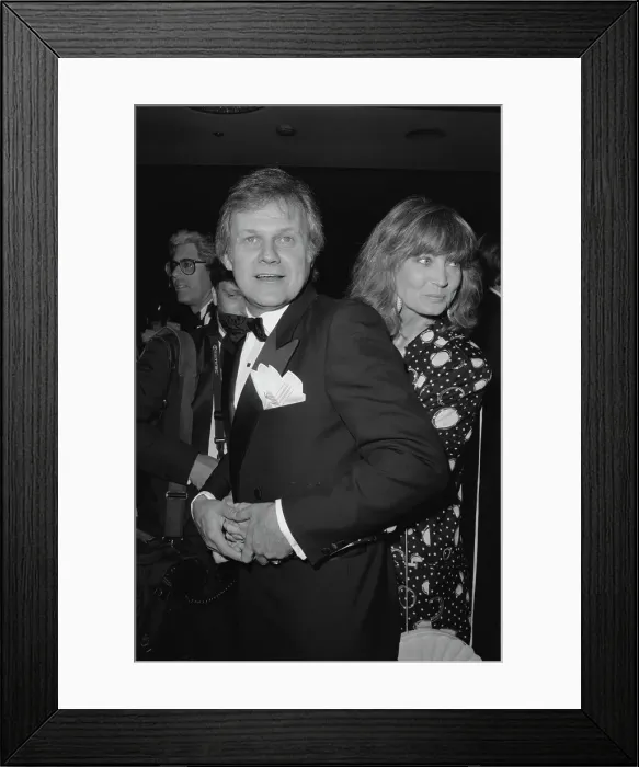 Framed Print : Ken Kercheval and Ava Fox Framed Print : Ken Kercheval and Ava Fox