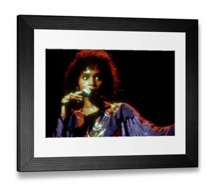 Framed Print : Whitney Houston Performing Framed Print : Whitney Houston Performing