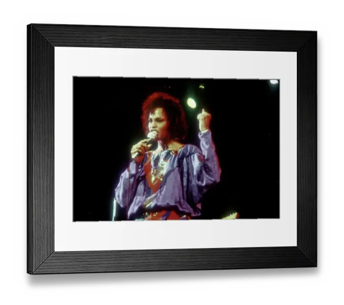 Framed Print : Whitney Houston Performing Framed Print : Whitney Houston Performing