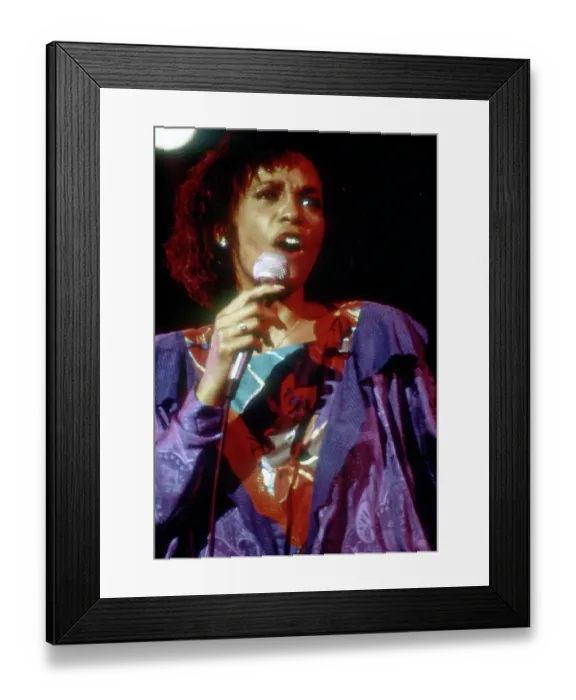 Framed Print : Whitney Houston Performing Framed Print : Whitney Houston Performing
