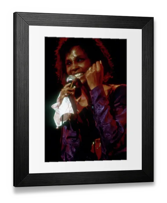 Framed Print : Whitney Houston Performing Framed Print : Whitney Houston Performing