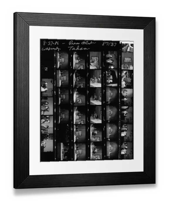 Framed Print : Fats Domino Proof Sheet Framed Print : Fats Domino Proof Sheet