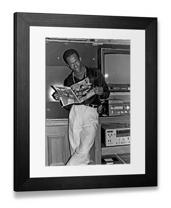 Framed Print : R&B Singer Bobby Brown Portrait Session Framed Print : R&B Singer Bobby Brown Portrait Session