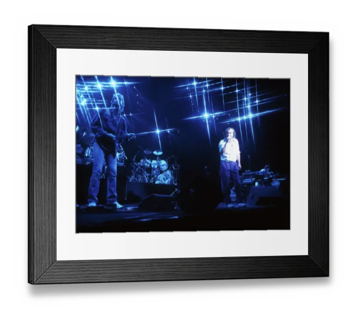 Framed Print : Genesis Performing Framed Print : Genesis Performing