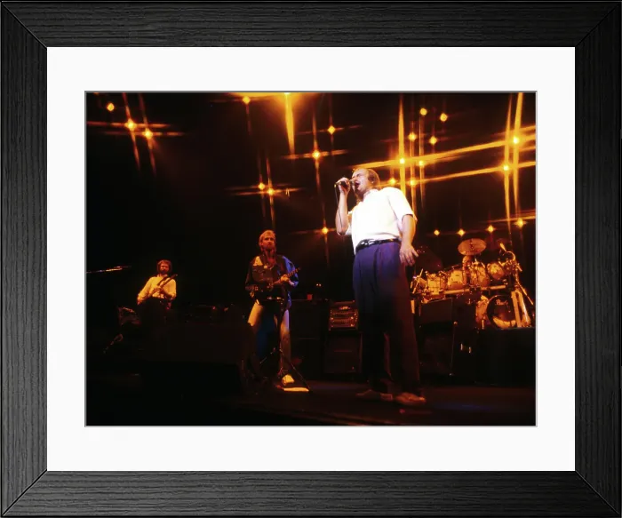 Framed Print : Genesis Performing Framed Print : Genesis Performing