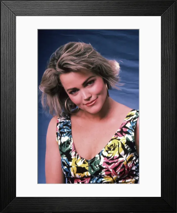 Framed Print : The Go-Go's Singer Portrait Framed Print : The Go-Go's Singer Portrait