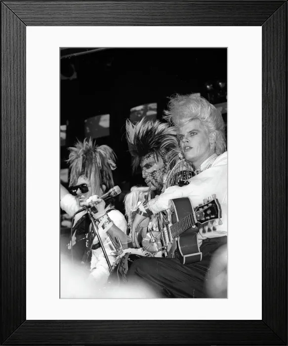 Framed Print : Photo of Sigue Sigue Sputnik Framed Print : Photo of Sigue Sigue Sputnik