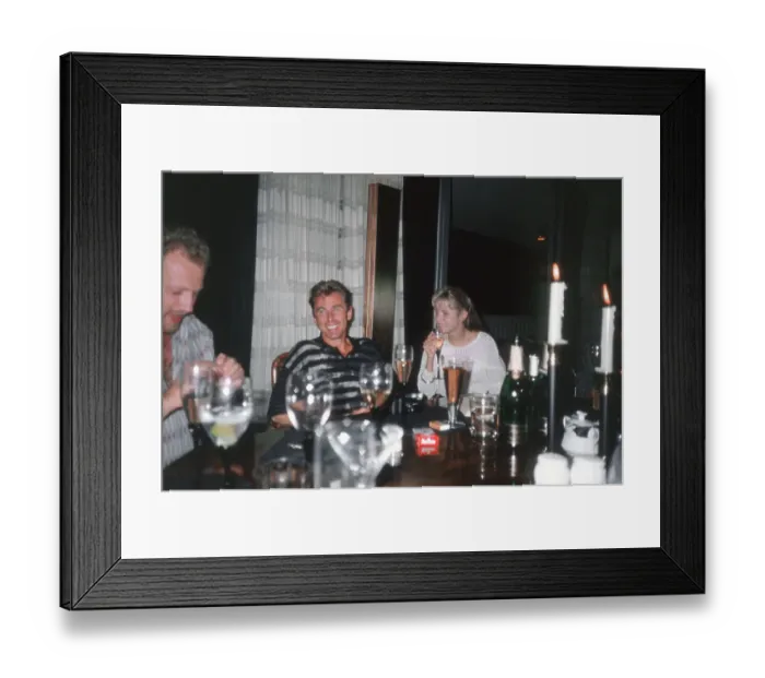 Framed Print : Keith Forsey And Friends Framed Print : Keith Forsey And Friends
