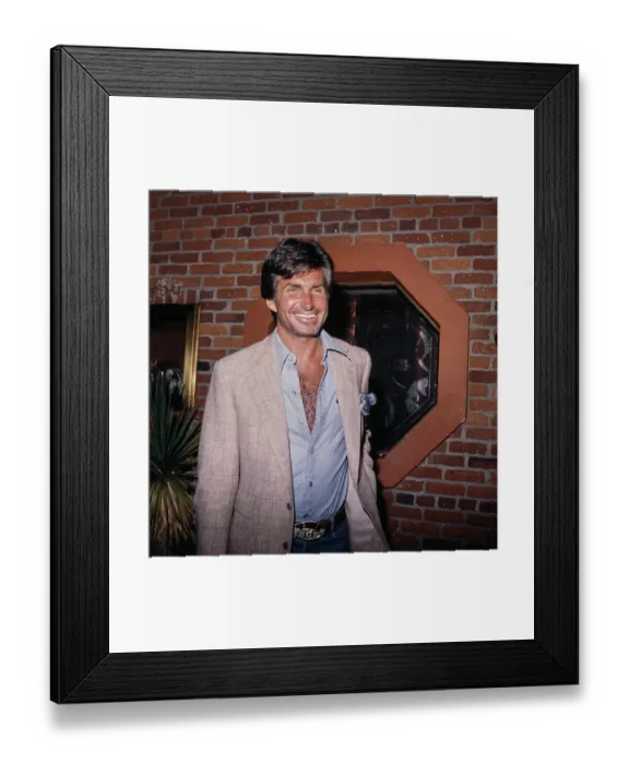 Framed Print : George Hamilton, American Actor Framed Print : George Hamilton, American Actor