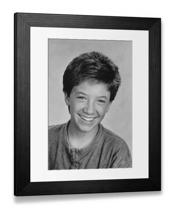 Framed Print : David Faustino, American Actor