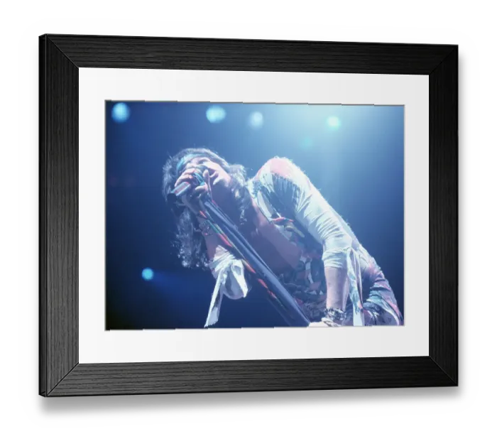 Framed Print : Aerosmith Performing In Los Angeles