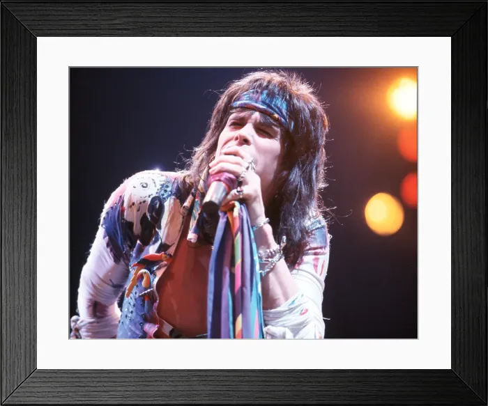 Framed Print : Aerosmith Performing In LA Framed Print : Aerosmith Performing In LA