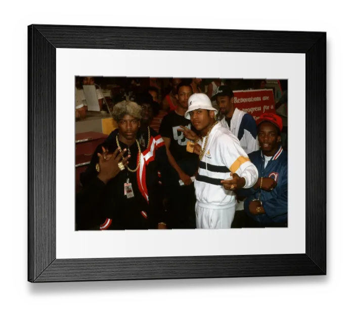 Framed Print : LL Cool J with LA Posse Framed Print : LL Cool J with LA Posse
