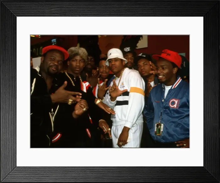 Framed Print : LL Cool J with LA Posse