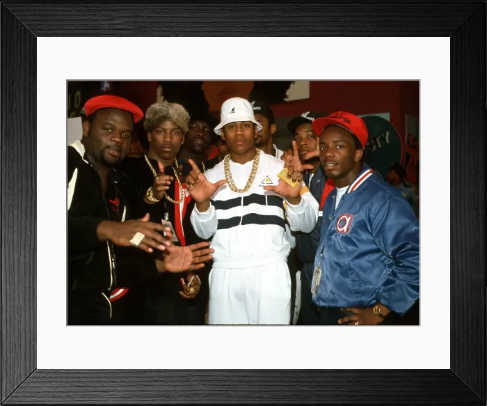 Framed Print : LL Cool J with LA Posse Framed Print : LL Cool J with LA Posse
