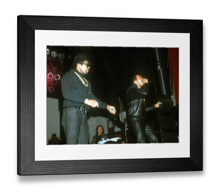 Framed Print : Run-DMC. American hip hop band Run-DMC, circa 1987 Framed Print : Run-DMC. American hip hop band Run-DMC, circa 1987