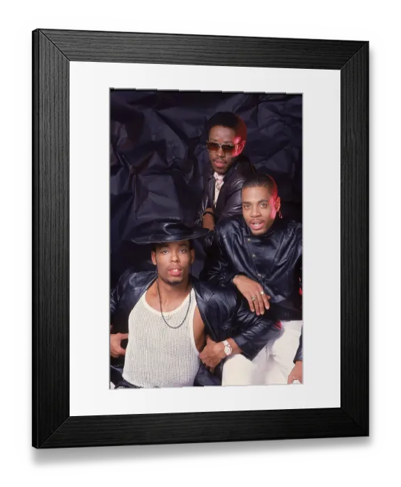 Framed Print : Hip hop group Whodini Framed Print : Hip hop group Whodini