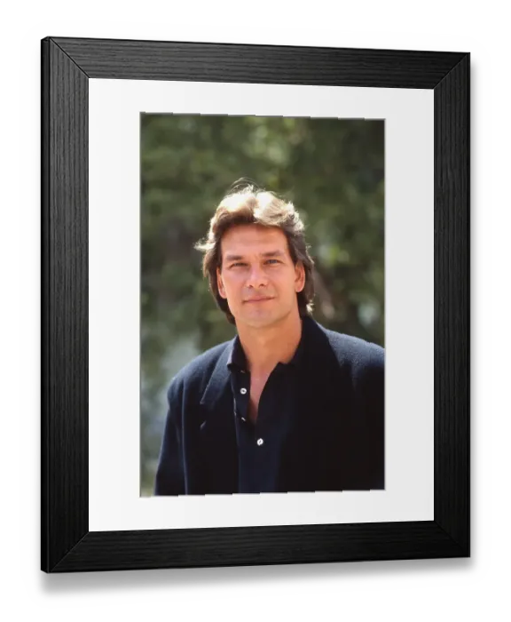 Framed Print : Patrick Swayze Portrait Session Framed Print : Patrick Swayze Portrait Session