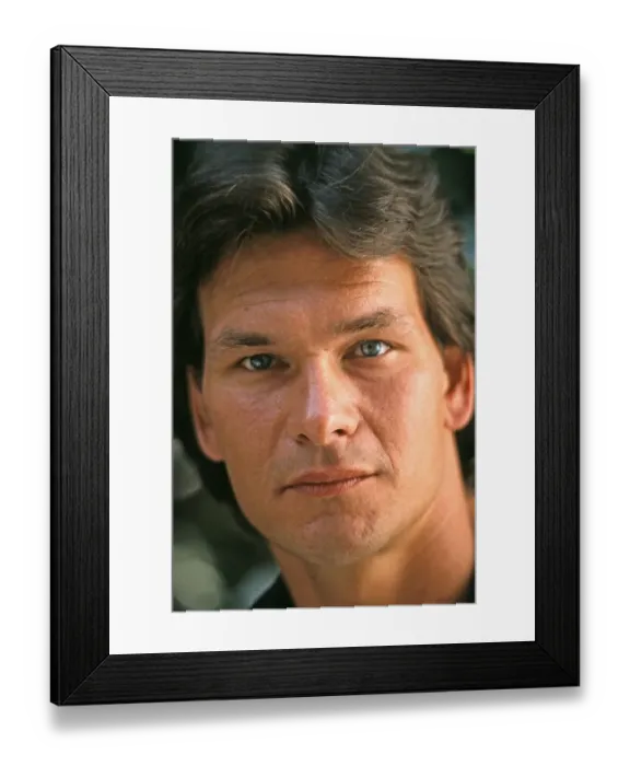 Framed Print : Patrick Swayze Portrait Session Framed Print : Patrick Swayze Portrait Session