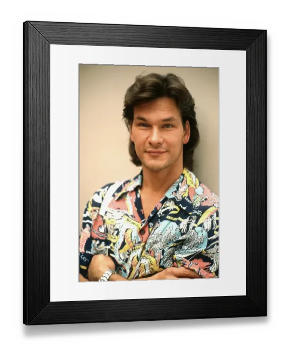 Framed Print : Patrick Swayze Portrait Session Framed Print : Patrick Swayze Portrait Session