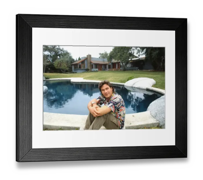 Framed Print : Patrick Swayze Portrait Session Framed Print : Patrick Swayze Portrait Session