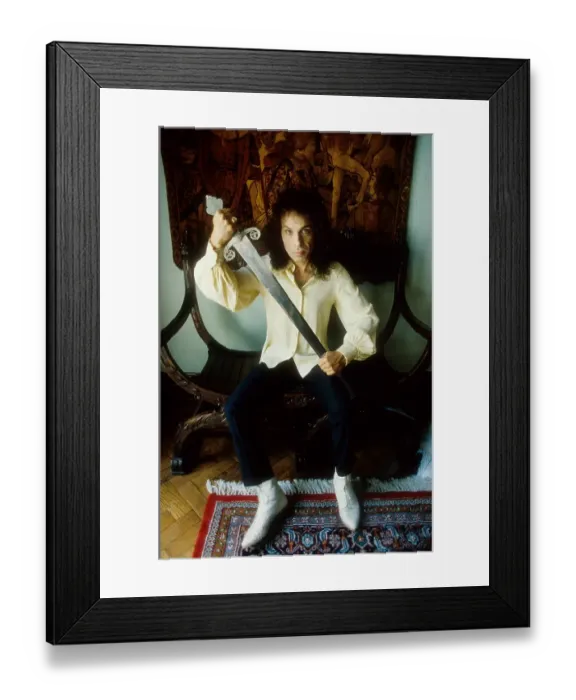 Framed Print : Ronnie James Dio Framed Print : Ronnie James Dio