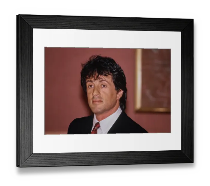 Framed Print : Sylvester Stallone, American Actor