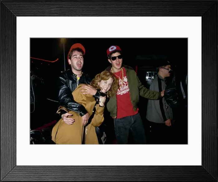 Framed Print : Adam MCA Yauch, Lea Thompson And Michael Mike D Diamond, Attend Some Kind of Wonderful Premiere Framed Print : Adam MCA Yauch, Lea Thompson And Michael Mike D Diamond, Attend Some Kind of Wonderful Premiere