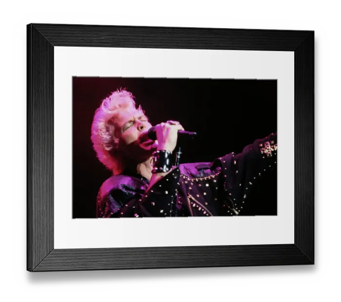 Framed Print : Billy Idol at Irvine Meadows Amphitheatre Framed Print : Billy Idol at Irvine Meadows Amphitheatre