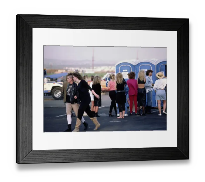 Framed Print : Billy Idol's Fans Framed Print : Billy Idol's Fans