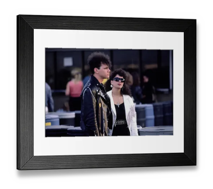 Framed Print : Billy Idol's Fans
