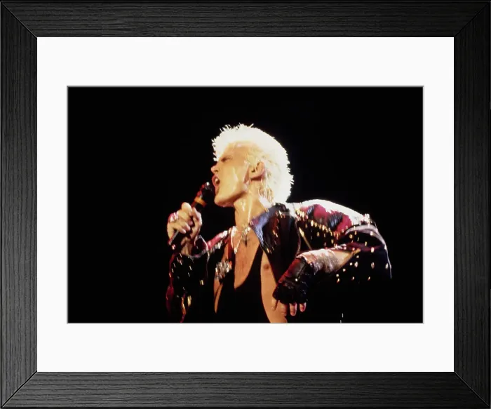 Framed Print : Billy Idol at Irvine Meadows Amphitheatre