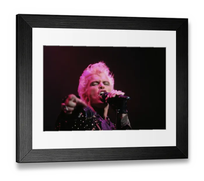 Framed Print : Billy Idol at Irvine Meadows Amphitheatre Framed Print : Billy Idol at Irvine Meadows Amphitheatre