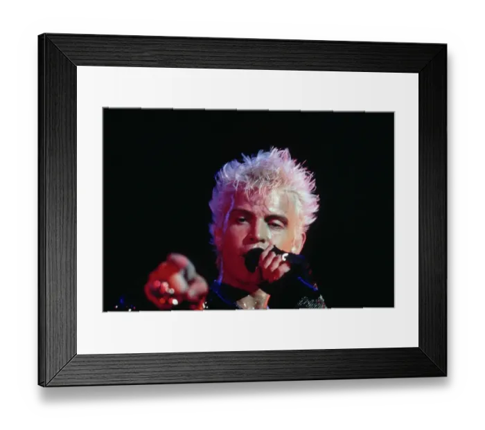 Framed Print : Billy Idol at Irvine Meadows Amphitheatre Framed Print : Billy Idol at Irvine Meadows Amphitheatre