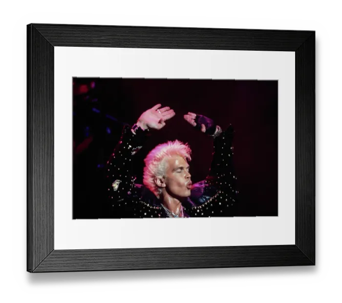 Framed Print : Billy Idol at Irvine Meadows Amphitheatre Framed Print : Billy Idol at Irvine Meadows Amphitheatre