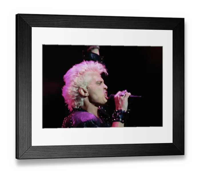 Framed Print : Billy Idol at Irvine Meadows Amphitheatre Framed Print : Billy Idol at Irvine Meadows Amphitheatre