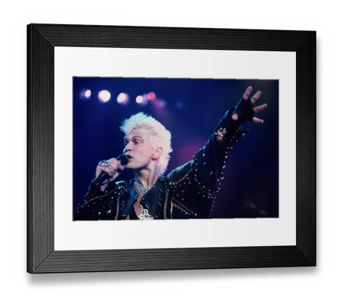 Framed Print : Billy Idol at Irvine Meadows Amphitheatre Framed Print : Billy Idol at Irvine Meadows Amphitheatre