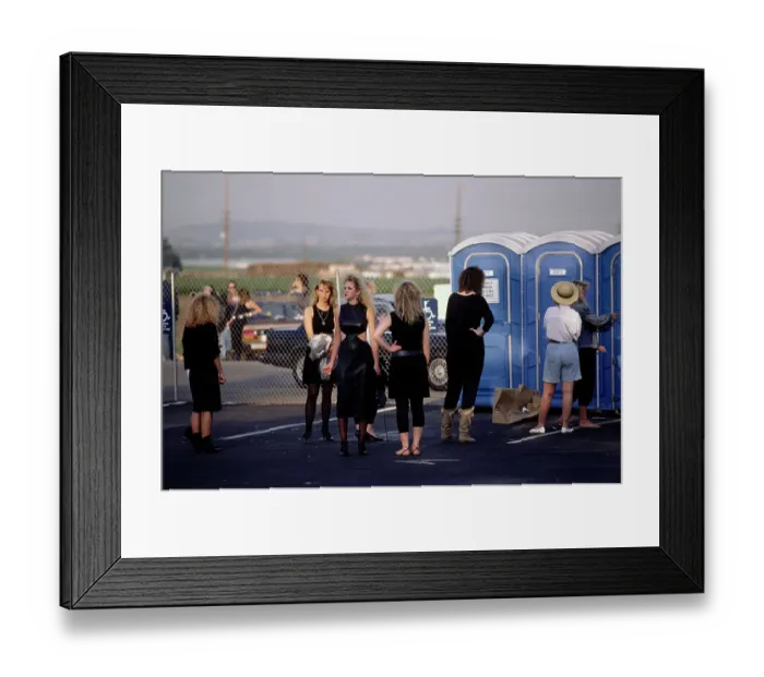 Framed Print : Billy Idol's Fans Framed Print : Billy Idol's Fans