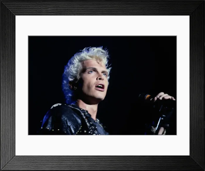 Framed Print : Billy Idol at Irvine Meadows Amphitheatre Framed Print : Billy Idol at Irvine Meadows Amphitheatre