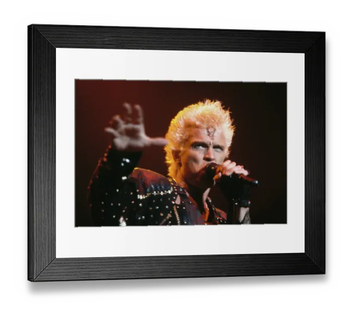 Framed Print : Billy Idol at Irvine Meadows Amphitheatre Framed Print : Billy Idol at Irvine Meadows Amphitheatre