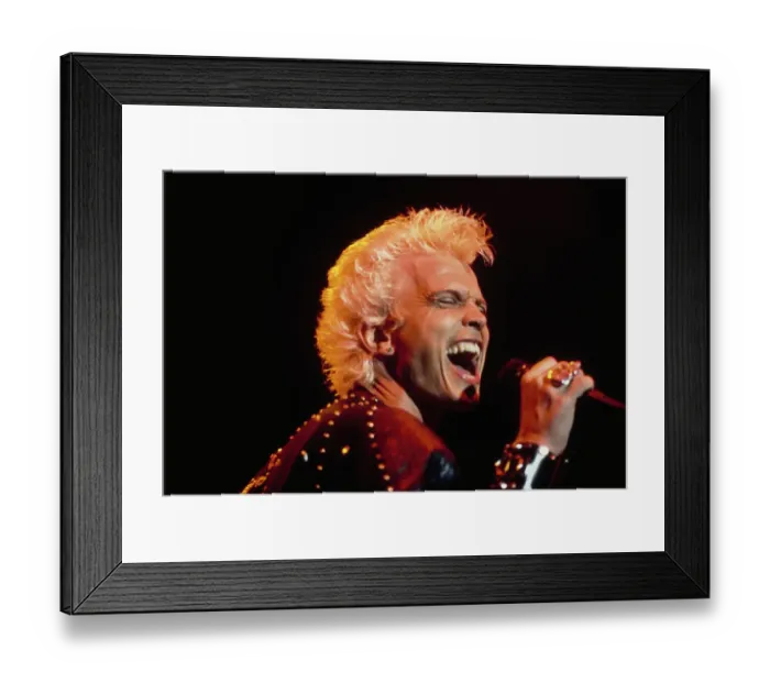 Framed Print : Billy Idol at Irvine Meadows Amphitheatre Framed Print : Billy Idol at Irvine Meadows Amphitheatre